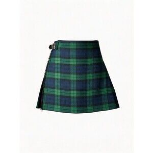 Authentic Scottish Black Watch Kilt – Wool Blend Traditional Tartan – Mens 30